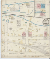 Baraboo Wisconsin 1885 - Fire Insurance Index - Old Map Reprint