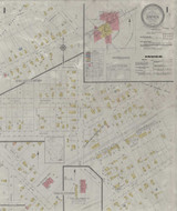Darien Wisconsin 1933 - Fire Insurance Index - Old Map Reprint