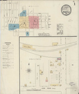 Dodgeville Wisconsin 1894 - Fire Insurance Index - Old Map Reprint