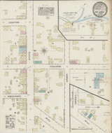 Fox Lake Wisconsin 1884 - Fire Insurance Index - Old Map Reprint
