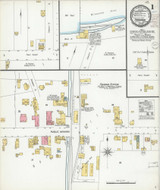 Fredonia Wisconsin 1900 - Fire Insurance Index - Old Map Reprint