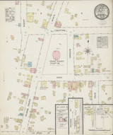 Juneau Wisconsin 1884 - Fire Insurance Index - Old Map Reprint