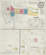 Ladysmith Wisconsin 1909 - Fire Insurance Index - Old Map Reprint