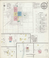 Lancaster Wisconsin 1912 - Fire Insurance Index - Old Map Reprint