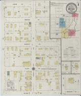 Mattoon Wisconsin 1909 - Fire Insurance Index - Old Map Reprint