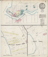 Menasha Wisconsin 1884 - Fire Insurance Index - Old Map Reprint