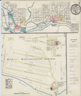 Merrill Wisconsin 1884 - Fire Insurance Index - Old Map Reprint