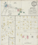 Milton Wisconsin 1894 - Fire Insurance Index - Old Map Reprint