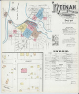 Neenah Wisconsin 1891 - Fire Insurance Index - Old Map Reprint