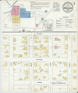 New Lisbon Wisconsin 1916 - Fire Insurance Index - Old Map Reprint