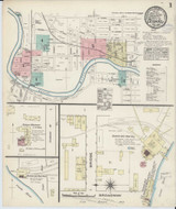Oconto Wisconsin 1883 - Fire Insurance Index - Old Map Reprint