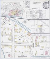 Portage Wisconsin 1889 - Fire Insurance Index - Old Map Reprint