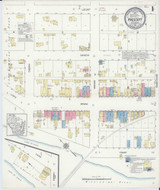 Prescott Wisconsin 1912 - Fire Insurance Index - Old Map Reprint