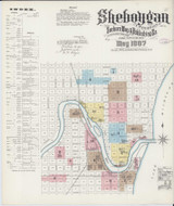 Sheboygan Wisconsin 1887 - Fire Insurance Index - Old Map Reprint