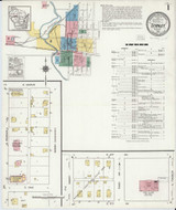 Stanley Wisconsin 1919 - Fire Insurance Index - Old Map Reprint