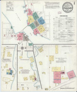 Sturgeon Bay Wisconsin 1911 - Fire Insurance Index - Old Map Reprint