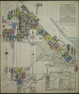 Superior Wisconsin 1914 - Fire Insurance Index - Old Map Reprint