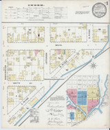 Two Rivers Wisconsin 1891 - Fire Insurance Index - Old Map Reprint