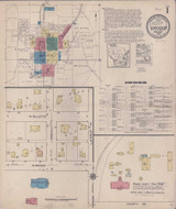 Viroqua Wisconsin 1922 - Fire Insurance Index - Old Map Reprint