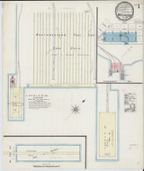 Washburn Wisconsin 1886 - Fire Insurance Index - Old Map Reprint
