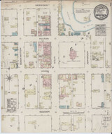 Waupaca Wisconsin 1885 - Fire Insurance Index - Old Map Reprint
