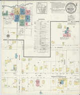 Waupun Wisconsin 1913 - Fire Insurance Index - Old Map Reprint
