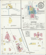 West Bend Wisconsin 1910 - Fire Insurance Index - Old Map Reprint