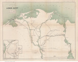 Lower Egypt 1882 - British War Office - Egypt