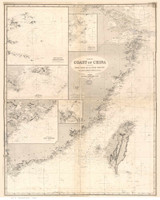 Coast of China 1890 - Imray - China