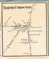 North Cohocton, Cohocton, New York 1857 Old Town Map Custom Print - Steuben Co.