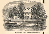 Residence of Henry Wombough, Esq., Addison, New York 1857 Old Town Map Custom Print - Steuben Co.