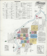 Brainerd Minnesota 1917 - Fire Insurance Index - Old Map Reprint