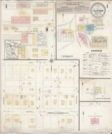 Coleraine Minnesota 1944 - Fire Insurance Index - Old Map Reprint