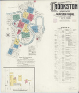 Crookston Minnesota 1906 - Fire Insurance Index - Old Map Reprint