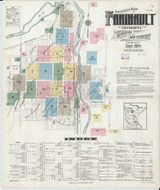 Faribault Minnesota 1914 - Fire Insurance Index - Old Map Reprint