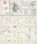Hutchinson Minnesota 1917 - Fire Insurance Index - Old Map Reprint