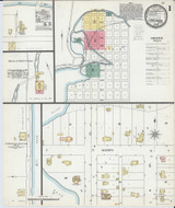 Lanesboro Minnesota 1900 - Fire Insurance Index - Old Map Reprint