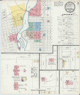 Little Falls Minnesota 1895 - Fire Insurance Index - Old Map Reprint