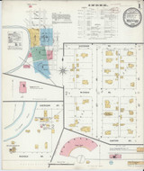 Montevideo Minnesota 1899 - Fire Insurance Index - Old Map Reprint