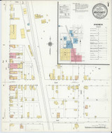 Montgomery Minnesota 1910 - Fire Insurance Index - Old Map Reprint