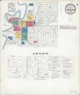 Moorhead Minnesota 1906 - Fire Insurance Index - Old Map Reprint