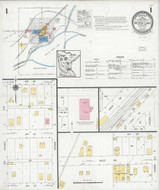 Moose Lake Minnesota 1925 - Fire Insurance Index - Old Map Reprint