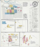 New Ulm Minnesota 1905 - Fire Insurance Index - Old Map Reprint