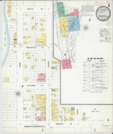 Ortonville Minnesota 1899 - Fire Insurance Index - Old Map Reprint