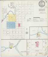 Redwood Falls Minnesota 1893 - Fire Insurance Index - Old Map Reprint