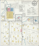 Redwood Falls Minnesota 1915 - Fire Insurance Index - Old Map Reprint