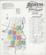 Rochester Minnesota 1899 - Fire Insurance Index - Old Map Reprint