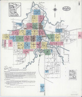 Rochester Minnesota 1920 - Fire Insurance Index - Old Map Reprint