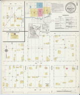 Rush City Minnesota 1912 - Fire Insurance Index - Old Map Reprint