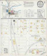 Waterville Minnesota 1924 - Fire Insurance Index - Old Map Reprint